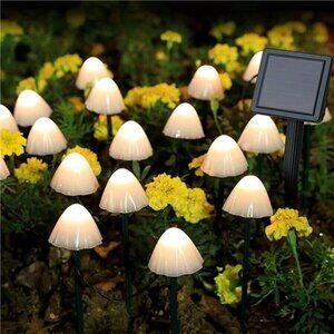 Outdoor Mushroom Solar Lights
